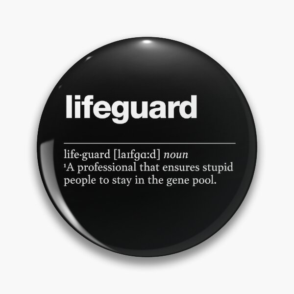 Item preview, "Lifeguard" funny job description, definition lifeguard designed and sold by TrueType.