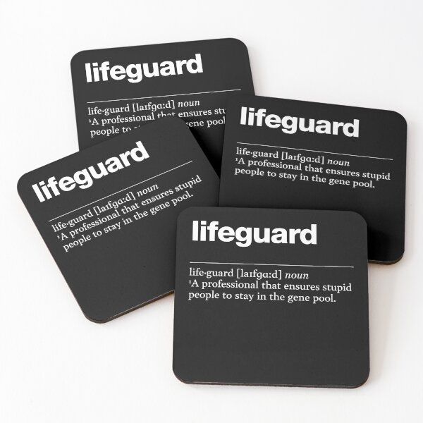 Item preview, "Lifeguard" funny job description, definition lifeguard designed and sold by TrueType.