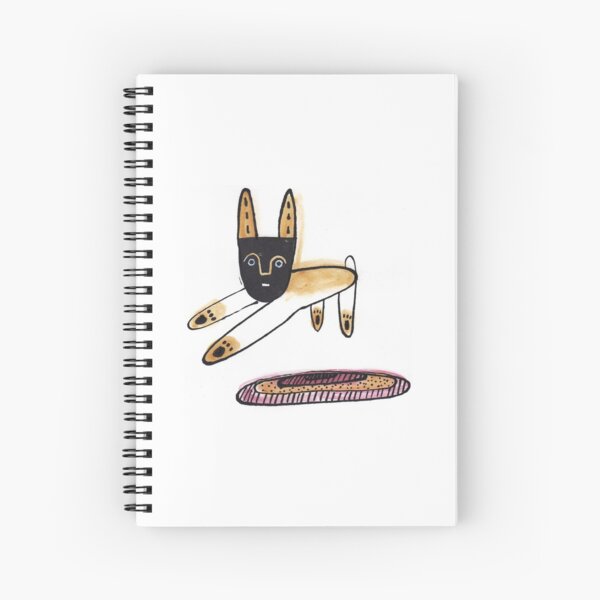 Leaping Rabbit Spiral Notebook