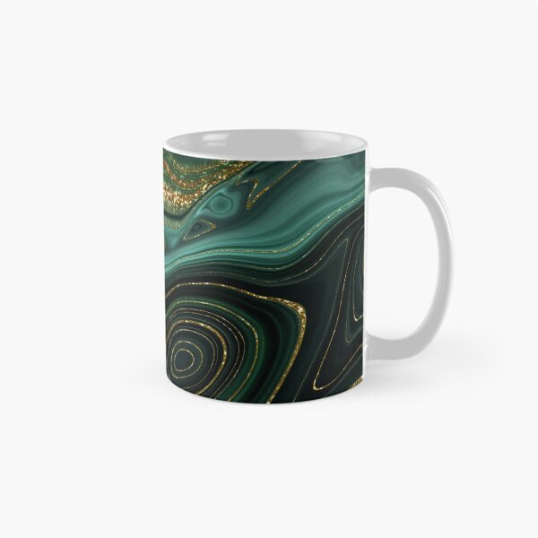 Item preview, Gold Indigo Malachite Faux Marble II designed and sold by MysticMarble.