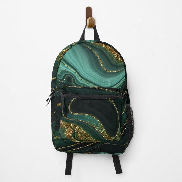 Item preview, Gold Indigo Malachite Faux Marble II designed and sold by MysticMarble.