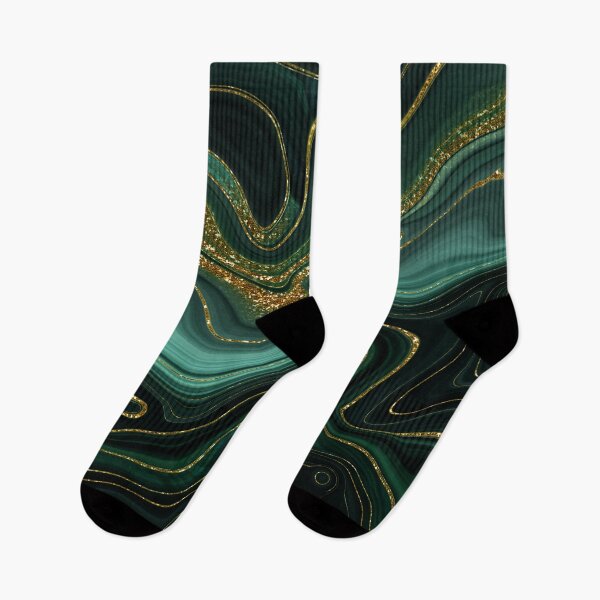 Item preview, Gold Indigo Malachite Faux Marble II designed and sold by MysticMarble.