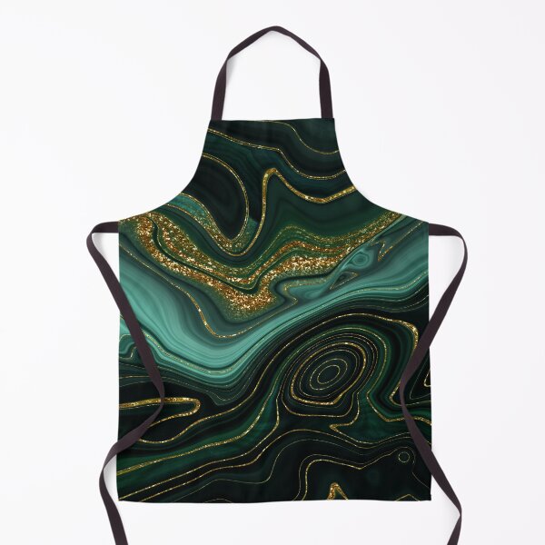 Item preview, Gold Indigo Malachite Faux Marble II designed and sold by MysticMarble.