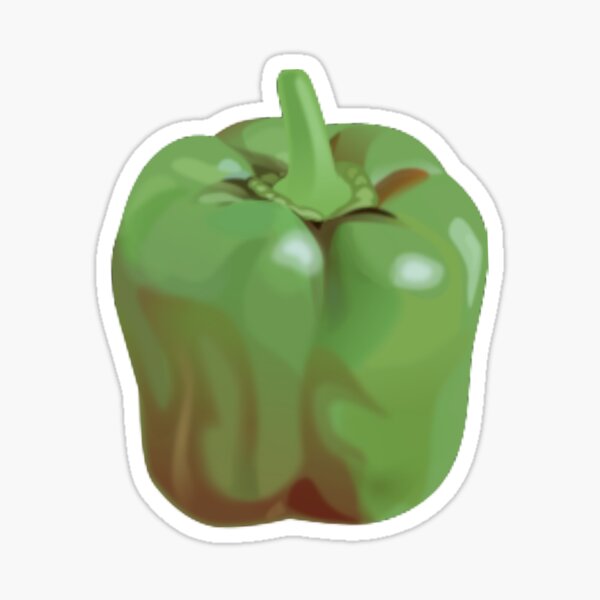 Green is my pepper Sticker