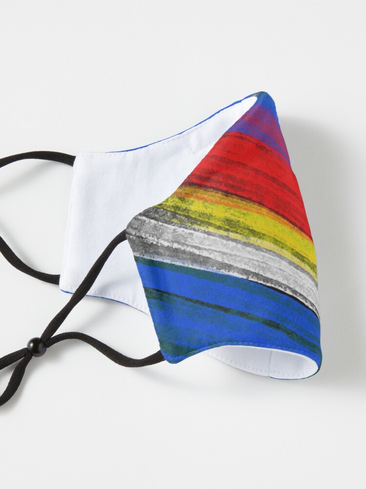 Alternate view of Abstract Colorado Flag Wispy Clouded Sunset Mask