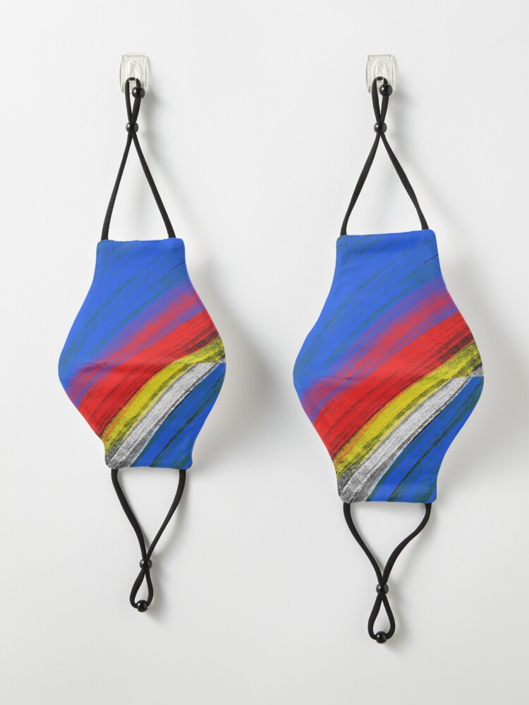 Alternate view of Abstract Colorado Flag Wispy Clouded Sunset Mask