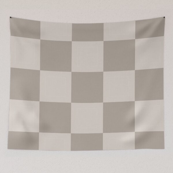 Item preview, Neutral sepia squares pattern designed and sold by justsannex.
