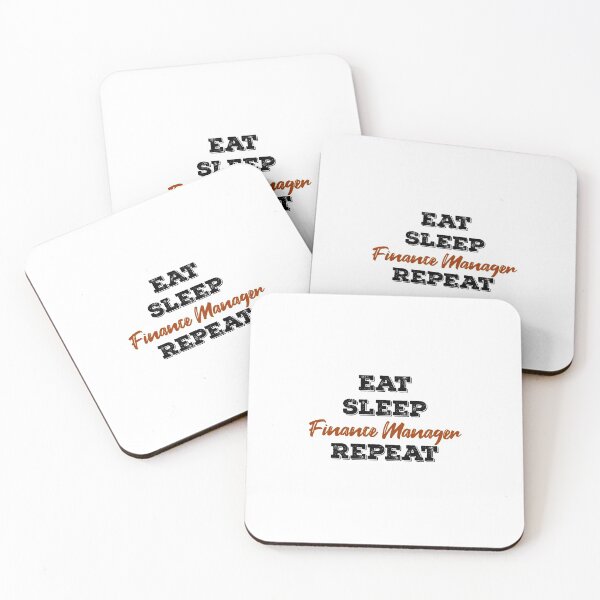Item preview,  eat sleep Finance manager Repeat designed and sold by ThebestArtshop.