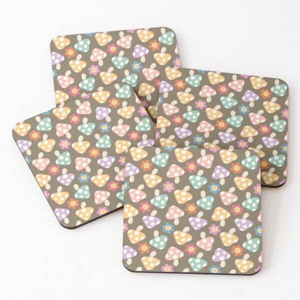 Item preview,  Colorful Mushrooms  designed and sold by littlebloom.