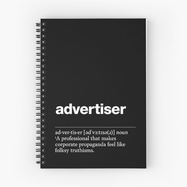 Item preview, "Advertiser" funny job description, definition advertiser designed and sold by TrueType.