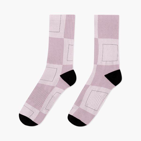 Item preview, Neutral pink squares pattern designed and sold by justsannex.