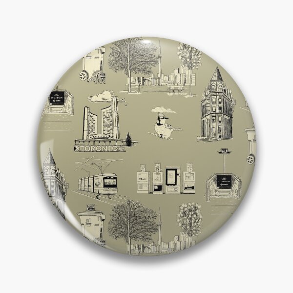 Item preview, Toronto Toille De Jouy  - Modern Zen  designed and sold by Quick Brown Fox Canada.