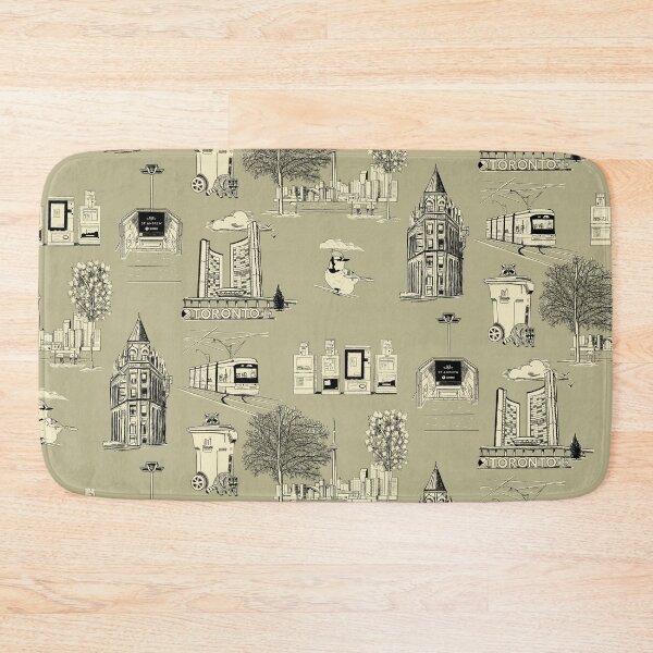 Item preview, Toronto Toille De Jouy  - Modern Zen  designed and sold by Quick Brown Fox Canada.