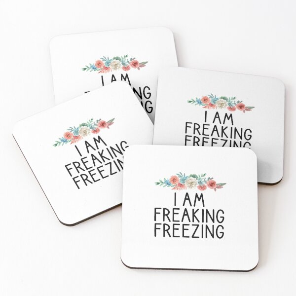 Item preview, I am freakin freezing / Funny Winter Lover Gift Idea for Girls with saying designed and sold by Chamssou.