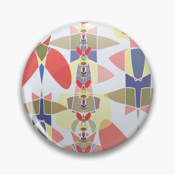 Item preview, Chain of Colorful Shapes No. 11-04 designed and sold by SterreStudio.