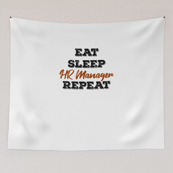Item preview, Eat Sleep HR manager Repeat designed and sold by ThebestArtshop.