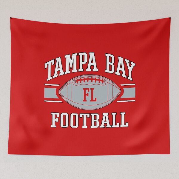 Item preview, Vintage Tampa Bay Football Team Grey White Art Gameday Goalline Buccaneers Gifts designed and sold by JamesCarthyArt.