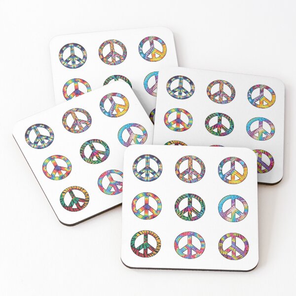 Item preview, Colorful peace symbol stickers pack designed and sold by Photography-Art.