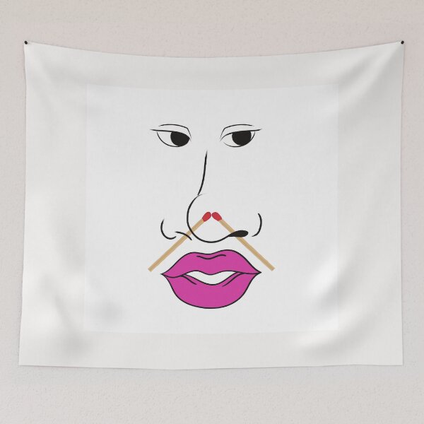 Item preview, Matches In Nose Face designed and sold by dino8.