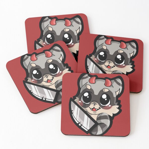 Item preview, come closer raccoon designed and sold by DevilOfGame.