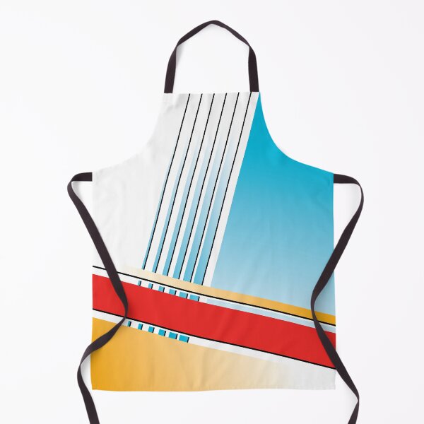 Item preview, Architectural Geometric Blue/Red/Orange Pattern designed and sold by Harlake.