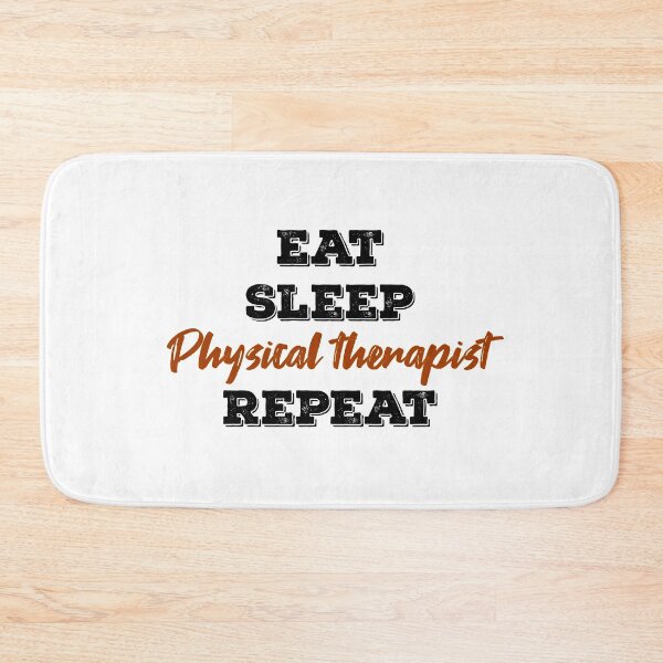 Artikelvorschau, Eat Sleep Physiotherapeut Wiederholen entworfen und verkauft von ThebestArtshop.