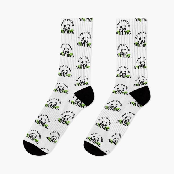 Item preview, BUSY DOING NOTHING, PANDA, LAZY PANDA,  designed and sold by R B Chrystal.