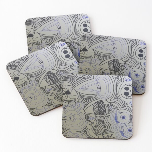 Item preview, Halloween Doodle and Spooky Pattern  designed and sold by Maizy-a.