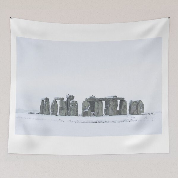 Item preview, Stonehenge in the snow designed and sold by Madeleine Cardozo.