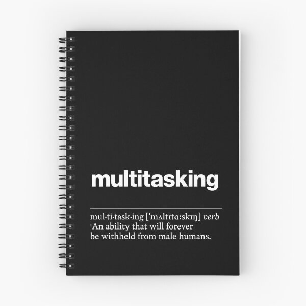 Item preview, "Multitasking" is a fun, humorous definition designed and sold by TrueType.