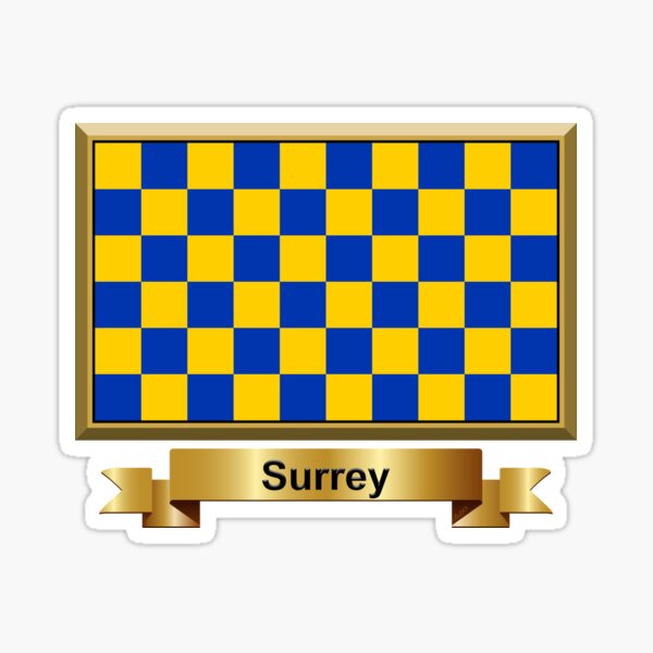 Item preview, Surrey Flag Gifts, Masks, Stickers & Products (N) designed and sold by mpodger.