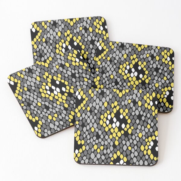 Item preview, Snakeskin Pattern (Yellow and Gray) designed and sold by illucalliart.
