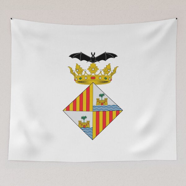 Item preview, mallorca flag coat of arms designed and sold by mikoala50.