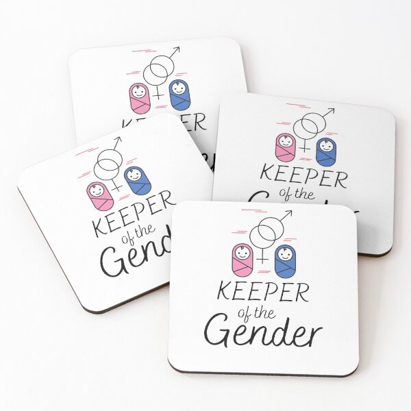 Item preview, Keeper of the Gender Reveal Pink Blue Secret Gift designed and sold by Emerg-Apparel.