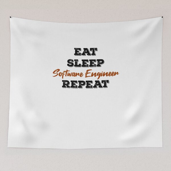 Item preview,  Eat repeat Software engineer Repeat designed and sold by ThebestArtshop.