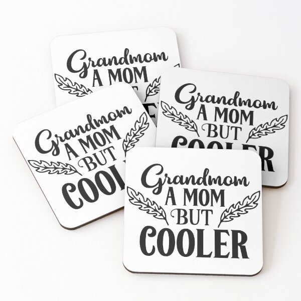 Item preview, Grandmom A Mom But Cooler in Black Colour designed and sold by MHabeeb.