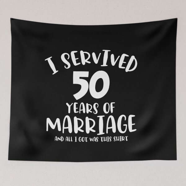 Item preview, couple gift 50th wedding anniversary husband and wife 50 years designed and sold by dianoo.