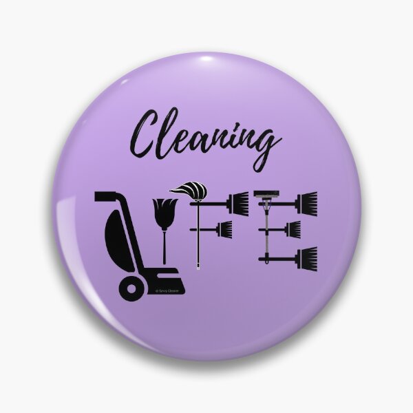 Item preview, Cleaning Life Fun Vacuum Mop And Broom Housekeeping Lady Gifts designed and sold by SavvyCleaner.