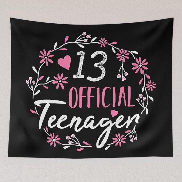 Item preview, 13th birthday teenager girl designed and sold by MisterMacadamia.