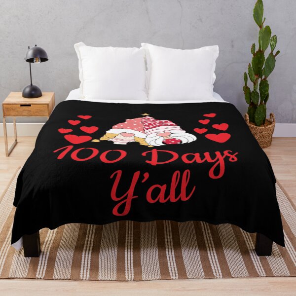 Item preview, 100 days y'all funny gnome valentines day designed and sold by 0umStore.
