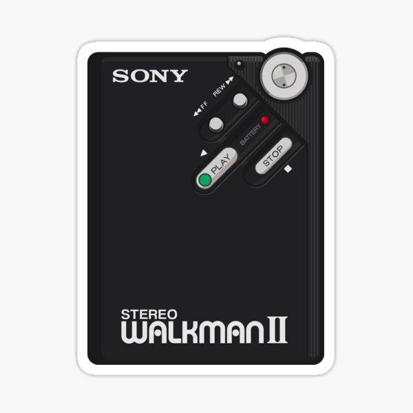 Sony Walkman WM-2 inspired design in black.