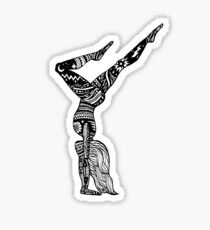 Yoga Girl - Hand Stand Sticker