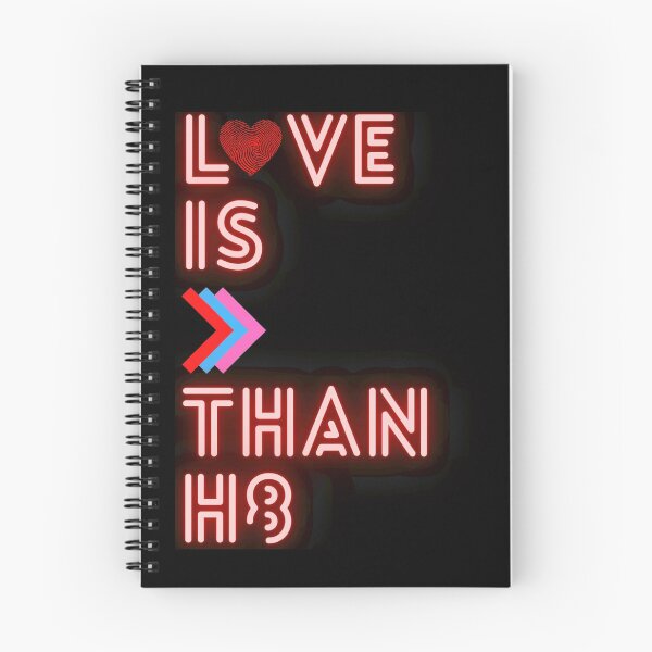 Item preview, LOVE IS GREATER THAN HATE (H8) Design designed and sold by LevelUpMerch.