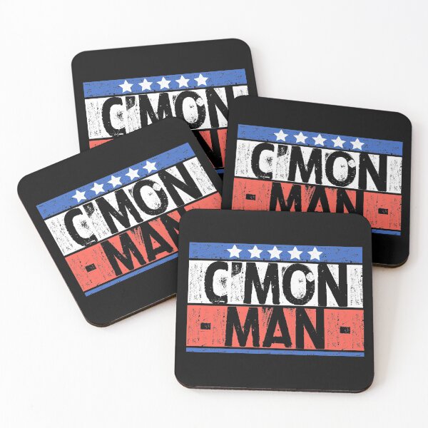 Item preview, C'mon Man Come on Man FunnyJoe Biden Quote American Flag Colors Distressed Design designed and sold by alenaz.