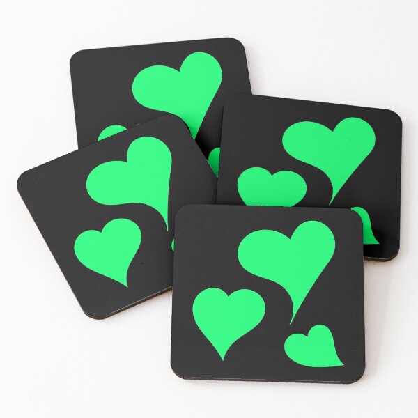 Item preview, Valentines Pattern Green Hearts - Enjoy Every Moment designed and sold by yasmh.