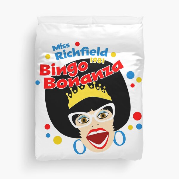 Miss R Polka Dots Bingo Bonanza Duvet Cover