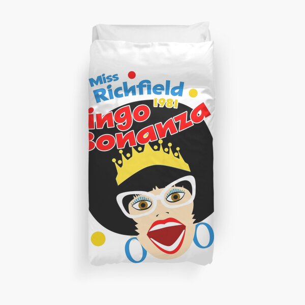 Miss R Polka Dots Bingo Bonanza Duvet Cover