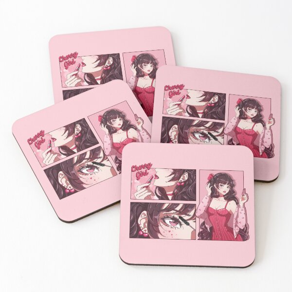 Item preview, The cherry girl makeup comic designed and sold by AnGoArt.