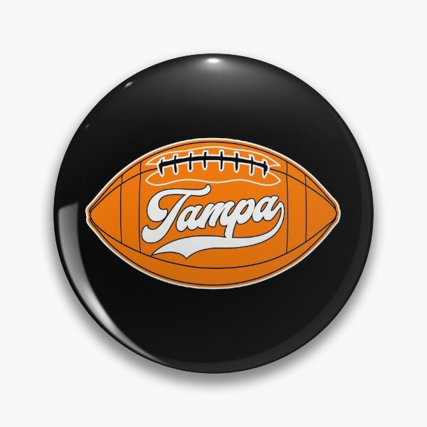 Item preview, Tampa Bay Football Team Goalline Gameday Orange White Art Buccaneers Sport Gifts designed and sold by JamesCarthyArt.