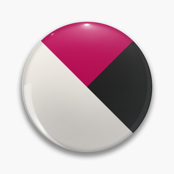 Item preview, Tricolor Geometry Pink Charcoal designed and sold by La Chic.